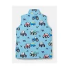 Lighthouse Gilets*Alex Gilet - Blue Tractor Print