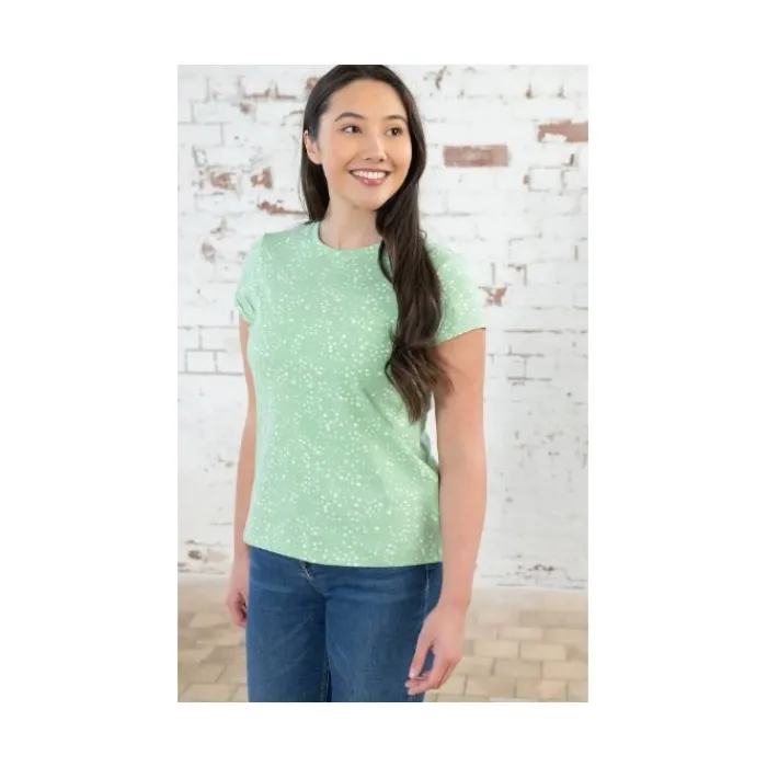 lighthouse_causeway_short_0.webp Women LIGHTHOUSE T-Shirts*Causeway Short Sleeve T-Shirt - Soft Green Floral