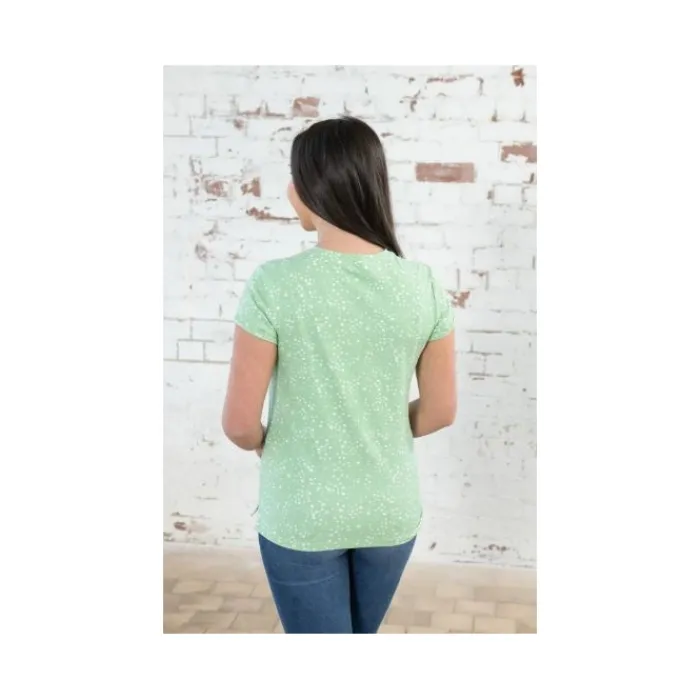 lighthouse_causeway_short_1.webp Women LIGHTHOUSE T-Shirts*Causeway Short Sleeve T-Shirt - Soft Green Floral