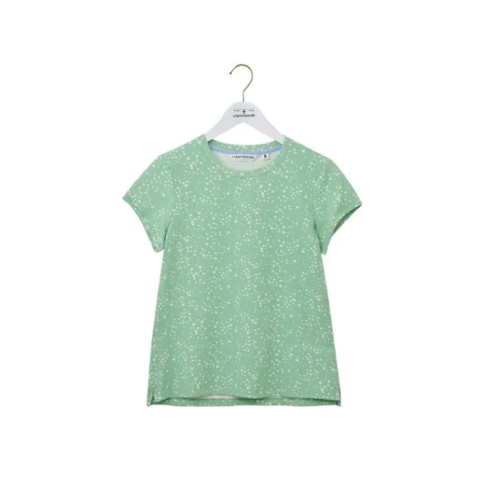 lighthouse_causeway_short_2.webp Women LIGHTHOUSE T-Shirts*Causeway Short Sleeve T-Shirt - Soft Green Floral
