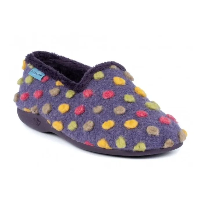 lunar_helix_purple_slippe_1.webp Women Lunar Slippers*Helix Purple Slippers