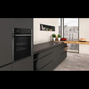 Neff Built In Ovens*B3ACE4HG0B 59.4cm Built In Electric Single Oven - Black with Graphite Trim