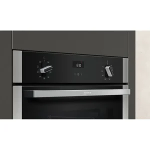 Neff Built In Ovens*B1ACE4HN0B 59.4cm Built In Electric CircoTherm Single Oven - BLACK/STEEL