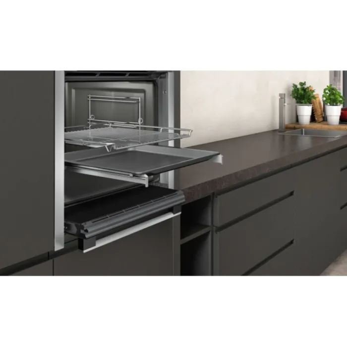 neff_bacehnb_slide_amp_hi_6.webp Neff Built In Ovens*B3ACE4HN0B Slide & Hide 59.4cm Built In Electric Single Oven - Stainless Steel
