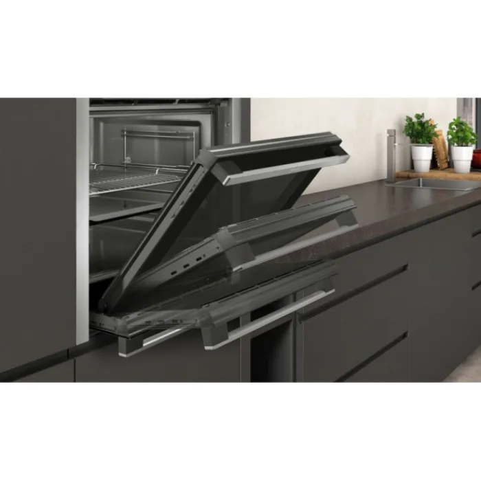 neff_bacehnb_slide_amp_hi_7.webp Neff Built In Ovens*B3ACE4HN0B Slide & Hide 59.4cm Built In Electric Single Oven - Stainless Steel