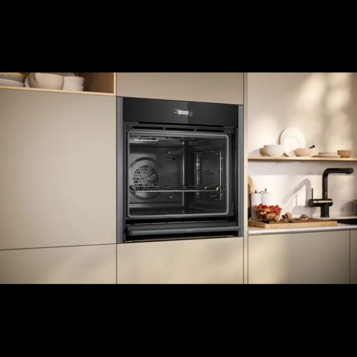 neff_bcrgb_cm_slide_and_h_2.webp Neff Built In Ovens*B54CR71G0B 60cm Slide and Hide Built In Electric Single Oven