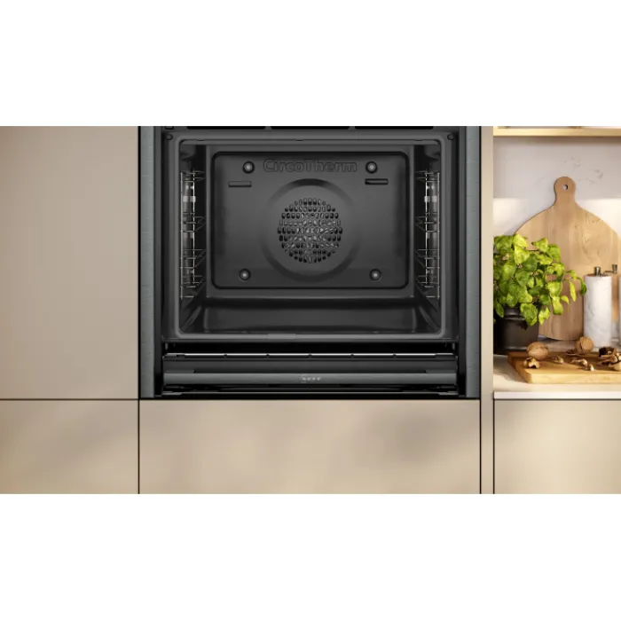 neff_bcrgb_cm_slide_and_h_3.webp Neff Built In Ovens*B54CR71G0B 60cm Slide and Hide Built In Electric Single Oven