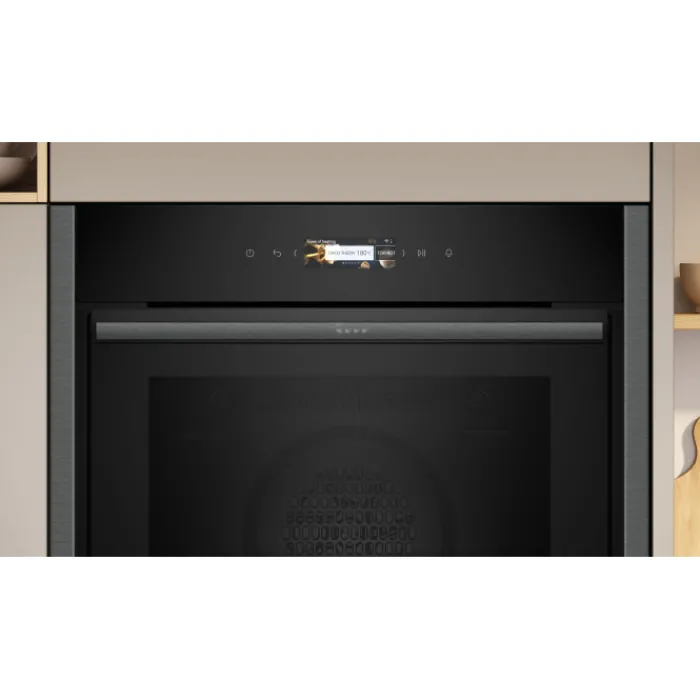 neff_bcrgb_cm_slide_and_h_4.webp Neff Built In Ovens*B54CR71G0B 60cm Slide and Hide Built In Electric Single Oven