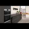 Neff Built In Ovens*U1GCC0AN0B 59.4cm Built In Electric Double Oven - Black & Steel