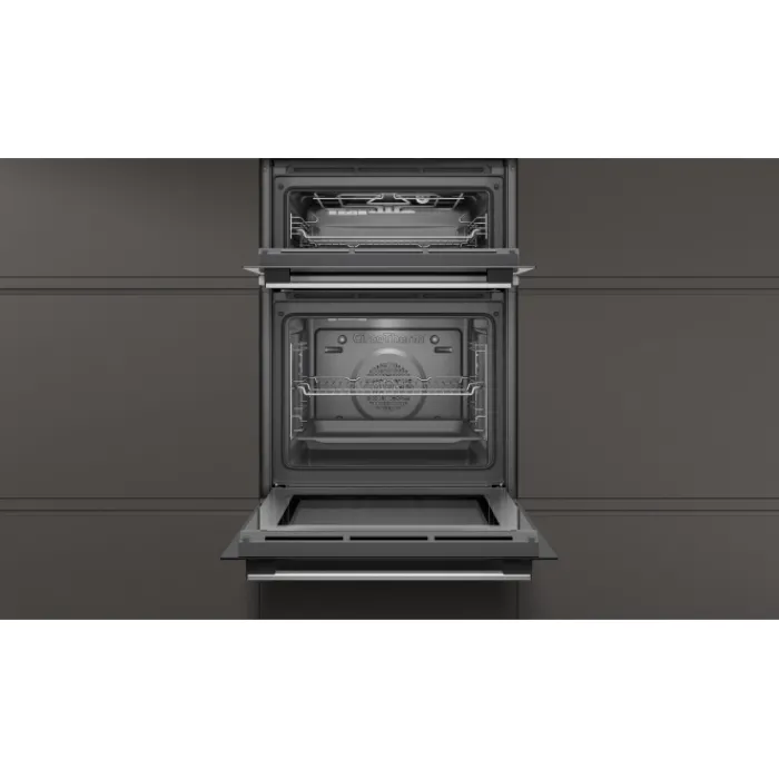 neff_ugccanb_cm_built_in__2.webp Neff Built In Ovens*U1GCC0AN0B 59.4cm Built In Electric Double Oven - Black & Steel
