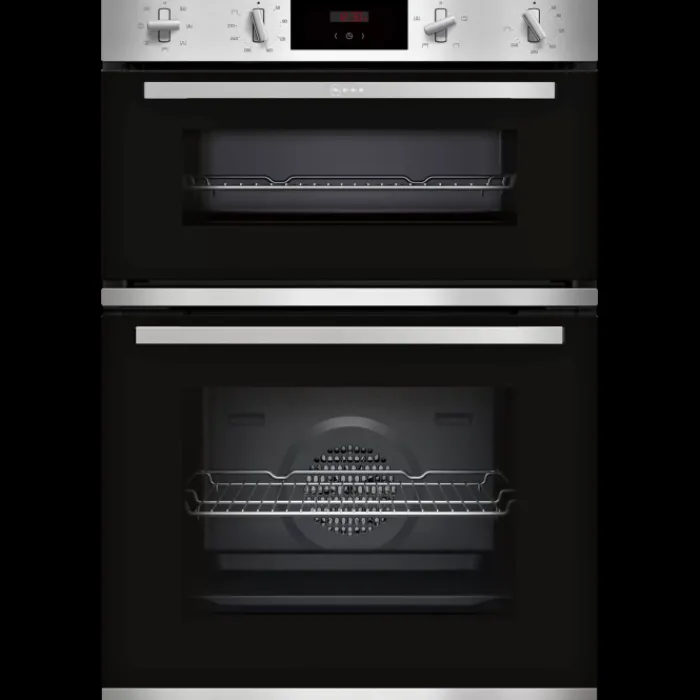 neff_ugccanb_cm_built_in__3.webp Neff Built In Ovens*U1GCC0AN0B 59.4cm Built In Electric Double Oven - Black & Steel