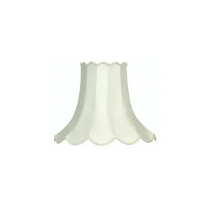OAKS LIGHTING Shades*Ivory 10" Scallop Shade