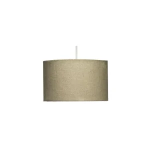 OAKS LIGHTING Shades*Straight Drum Linen Shade - Calico