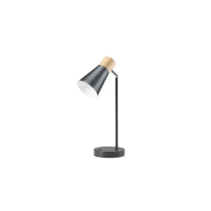 OAKS LIGHTING Indoor*Sylva Black Table Lamp With USB