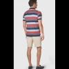 Brook Taverner T-Shirts*Oxshott Multi-Coloured Hoop Jersey Interlock Polo Shirt