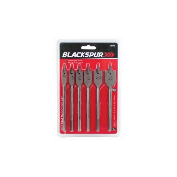 piece_flat_wood_bit_set_0.webp HAMBLE DISTRIBUTION LTD Other*6 Piece Flat Wood Bit Set