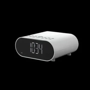 Roberts Clock Radios*ORT-CHARGEDW DAB/DAB+/FM Alarm Clock Radio With Wireless Smartphone Charging - White