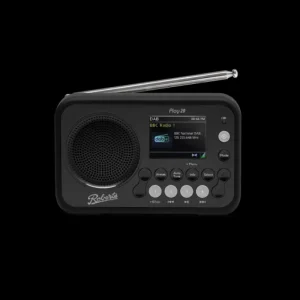 Roberts Clock Radios*PLAY20BK DAB+/DAB/FM Portable Radio with Bluetooth - Black