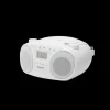 Roberts Clock Radios*ZOOMBOXFMBK FM/MW/CD Player Boombox - White