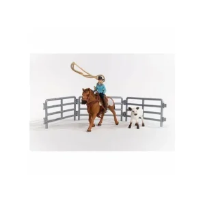 Schleich Farm World*Cowboy Team Roping Fun 42577