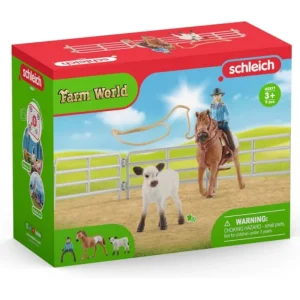 Schleich Farm World*Cowboy Team Roping Fun 42577