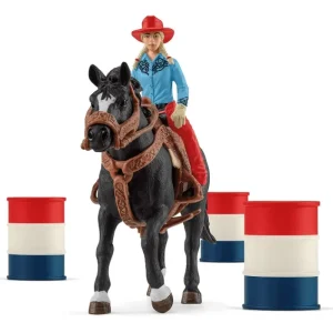 Schleich Farm World*Cowgirl Barrel Racing Fun 42576