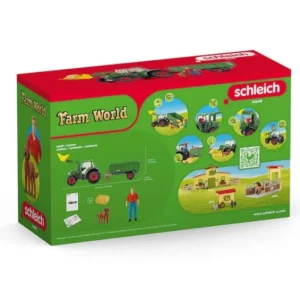 Schleich Farm World*Farm World Tractor with Trailer 42608
