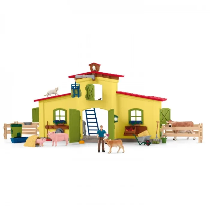 schleich_large_farm_with__0.webp Schleich Farm World*Large Farm with Animals & Accessories 42605