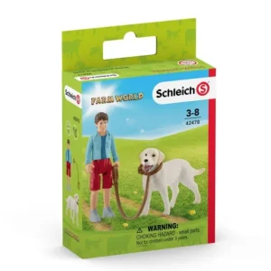 Schleich Farm World*Walking With Labrador Retriever 42478