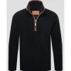 Schoffel Jumpers & Cardigans*Berkeley 1/4 Zip Fleece Gunmetal