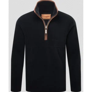 Schoffel Jumpers & Cardigans*Berkeley 1/4 Zip Fleece Gunmetal