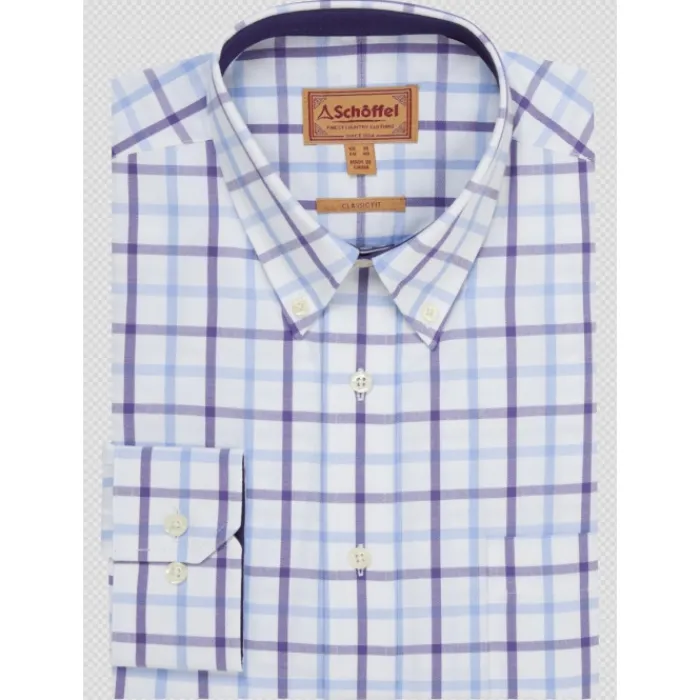 schoffel_brancaster_class_0.webp Schoffel Shirts*Brancaster Classic Shirt Bramble Check