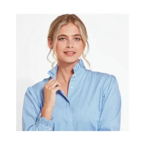 Women Schoffel Shirts*Fakenham Shirt - Light Blue Stripe