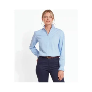 Women Schoffel Shirts*Fakenham Shirt - Light Blue Stripe