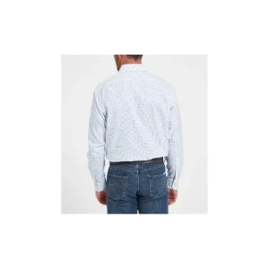 Schoffel Shirts*Greenwich Tailored Shirt - Light Blue Check