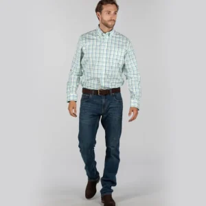 Schoffel Shirts*Holkham Mint/Yellow/Mykinos Classic Shirt
