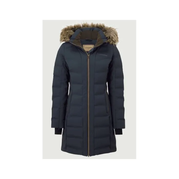schoffel_hurlington_water_4.webp Women Schoffel Coats & Jackets*Hurlington Waterproof Down Coat - Carbon Navy
