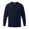 Schoffel Jumpers & Cardigans*Lambswool V Neck Navy