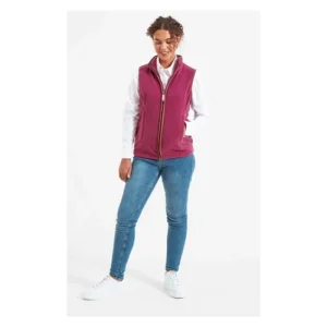 Women Schoffel Gilets*Lyndon Fleece Gilet - Mulberry