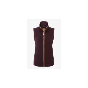 Women Schoffel Gilets*Lyndon II Fleece Gilet - Port
