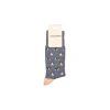 Schoffel Socks & Underwear*Mens Single Cotton Sock - Blue Spaniel
