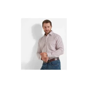 Schoffel Shirts*Milton Tailored Shirt - Chilli/Loden Check
