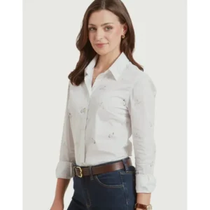 Women Schoffel Shirts*Norfolk Shirt - Ptarmigan Print