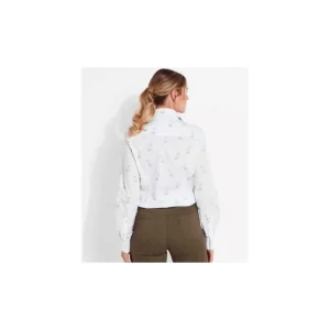 Women Schoffel Shirts*Norfolk Shirt - Wine labrador Print