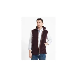 Schoffel Gilets*Oakham Fleece Gilet - Port