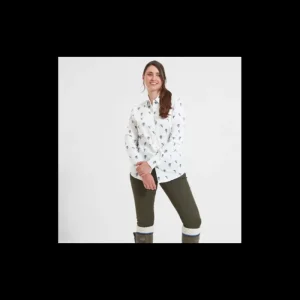 Women Schoffel Shirts*Owen Williams Shirt - Curlew Print