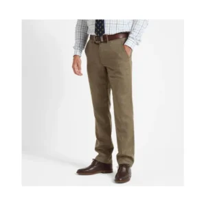 Schoffel Trousers*Ross Tweed Trousers - Loden Green Herringbone