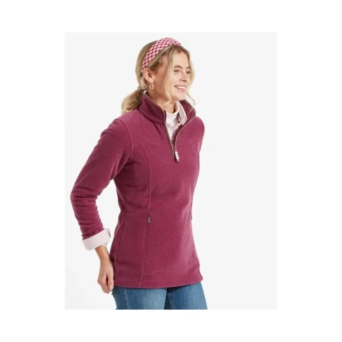 schoffel_tilton_ii__zip___1.webp Women Schoffel Jumpers & Cardigans*Tilton II 1/4 Zip - Mulberry