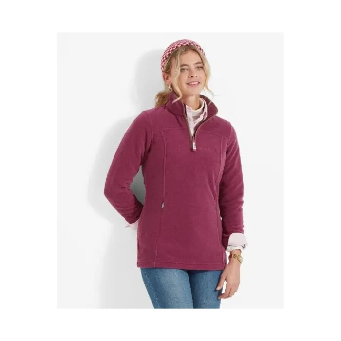 schoffel_tilton_ii__zip___2.webp Women Schoffel Jumpers & Cardigans*Tilton II 1/4 Zip - Mulberry