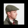 Schoffel Shooting*Tweed Classic Cap - Loden Green Herringbone